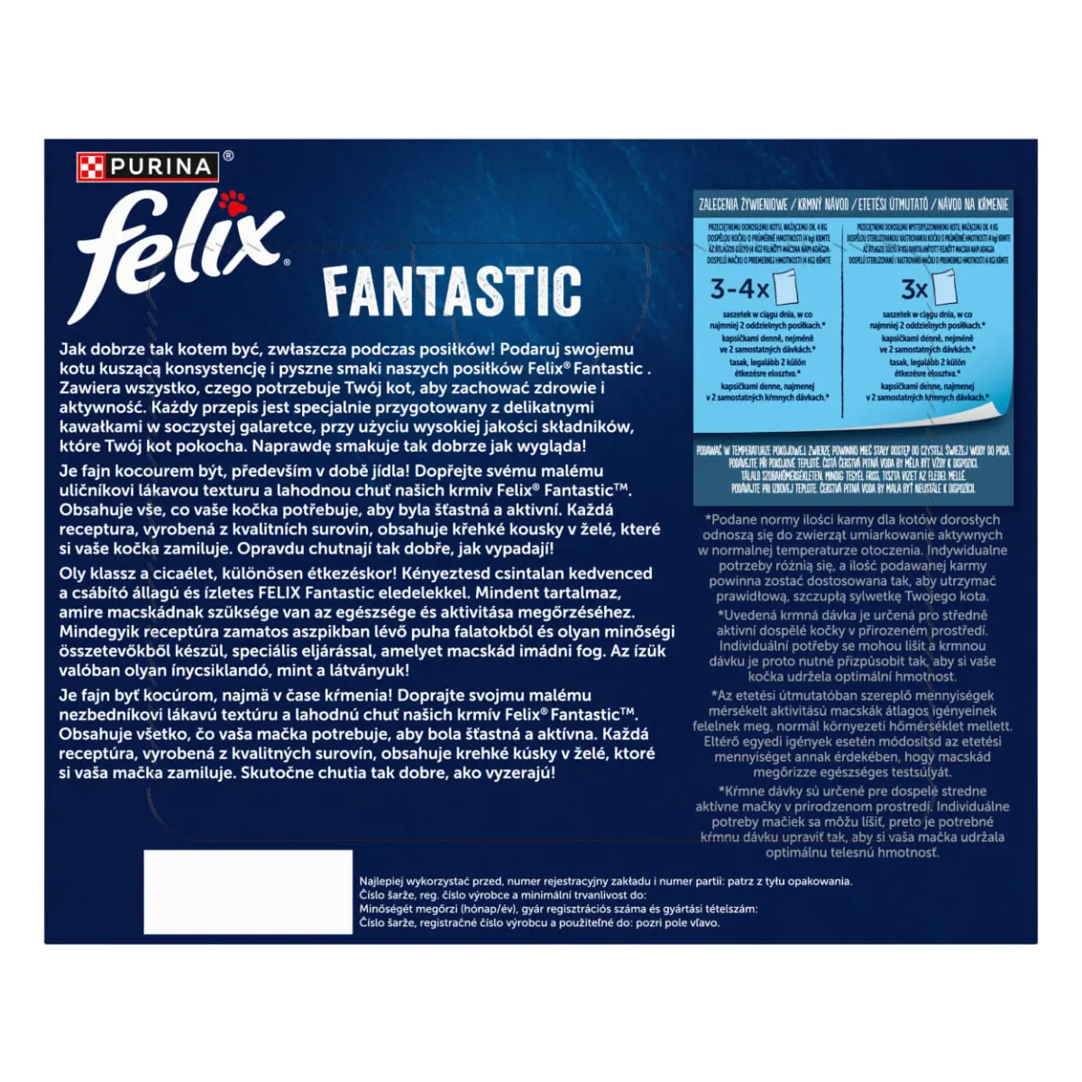 FELIX Fantastic Selectie cu Vita, Pui, Iepure si Miel, plic hrana umeda pisici, (in aspic), bax, 85g x 24buc - Image 4