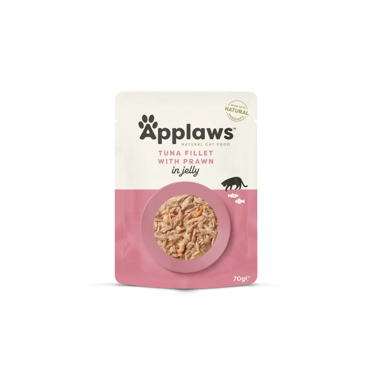 APPLAWS File, Ton si Creveti, plic hrana umeda pisici, (in aspic), 70g