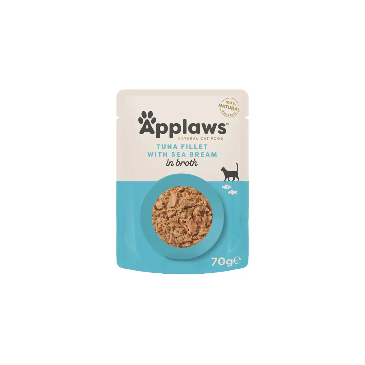 APPLAWS File, Ton si Dorada, plic hrana umeda pisici, (in supa), 70g APPLAWS File, Ton si Dorada, plic hrana umeda pisici, (in supa), bax, 70g x 12buc