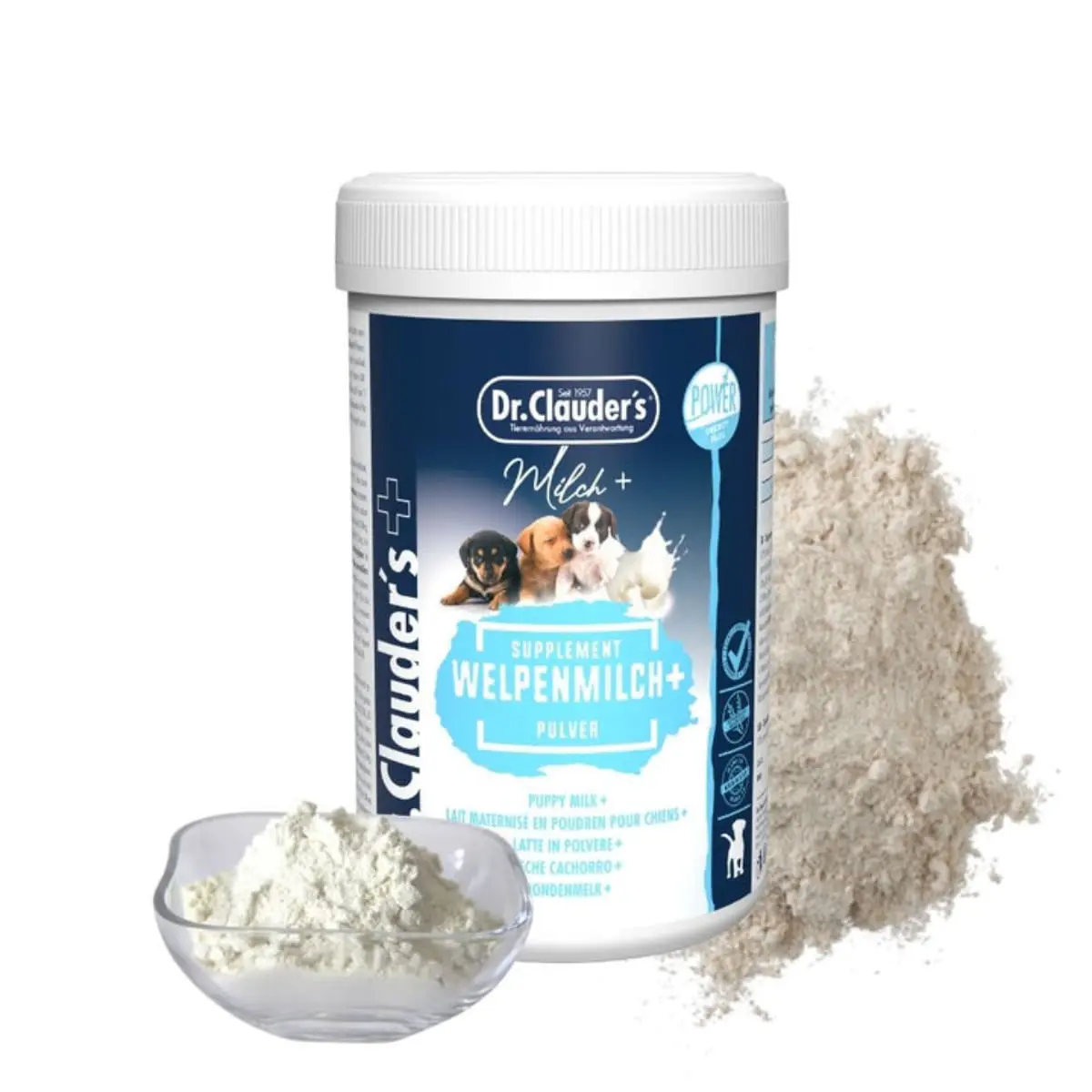 DR. CLAUDER'S Pro Life Puppy Milk, XS-XL, flacon inlocuitor lapte matern caini junior, 450g - Image 2