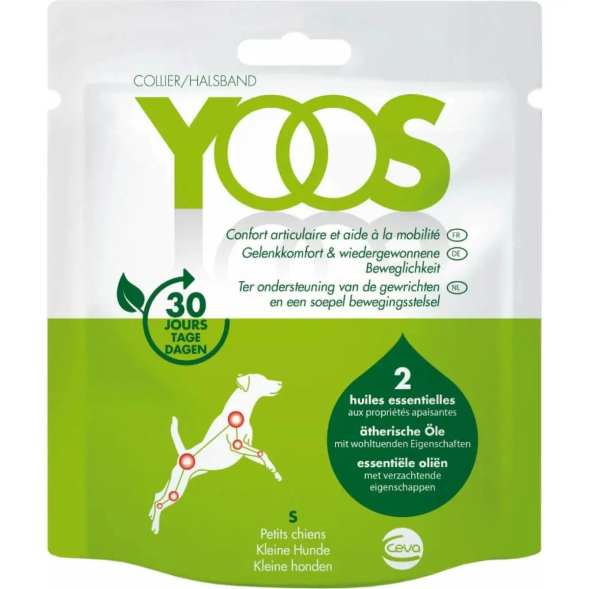 YOOS Zgarda pentru disconfort articular, supliment sistem articular caini, zgarda YOOS Zgarda pentru disconfort articular, XS-S, supliment sistem articular caini, 1buc zgarda