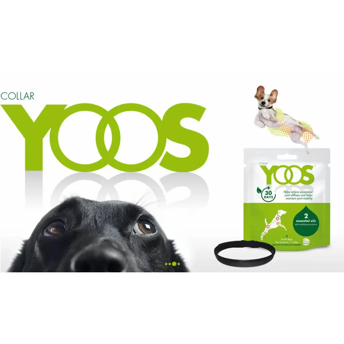 YOOS Zgarda pentru disconfort articular, supliment sistem articular caini, zgarda YOOS Zgarda pentru disconfort articular, XS-S, supliment sistem articular caini, 1buc zgarda - Image 4