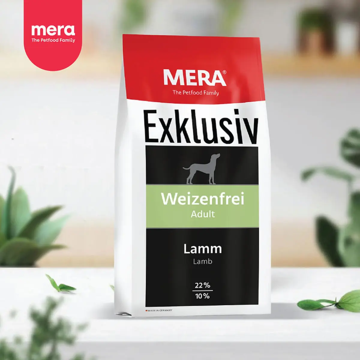 MERA Exklusiv Weizenfrei, XS-XL, Miel, hrana uscata caini, 15kg