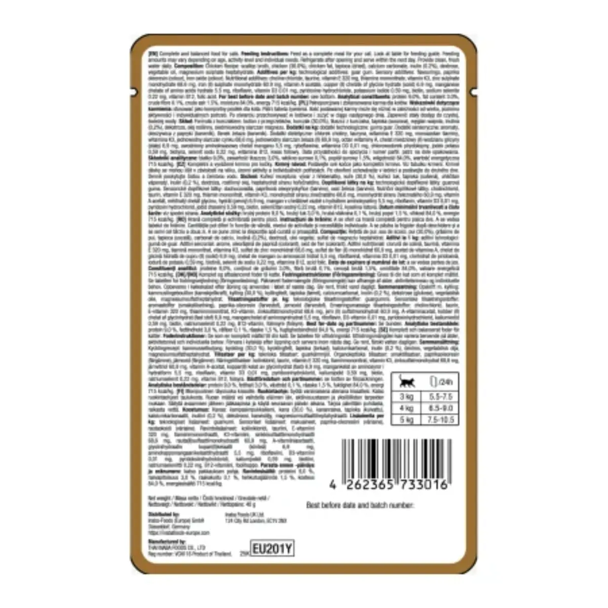 INABA Ciao Entree Pate, Pui, plic hrana umeda fara cereale pisici, (pate), 40g - Image 3