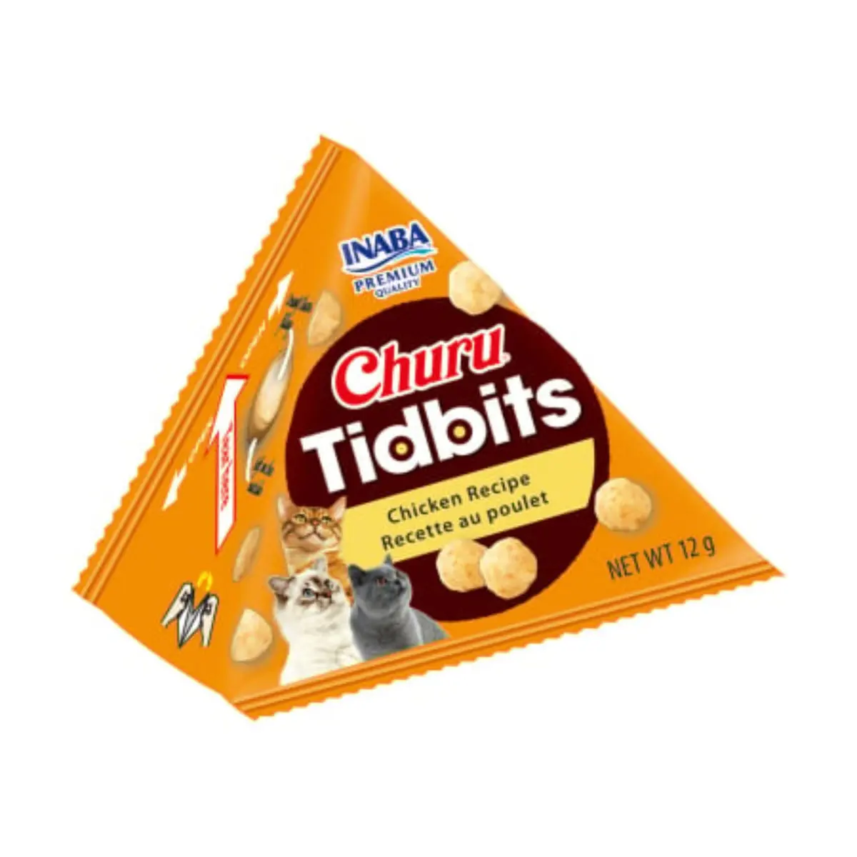 INABA Churu Tidbits, Pui, punguta recompense fara cereale pisici, 36g - Image 4