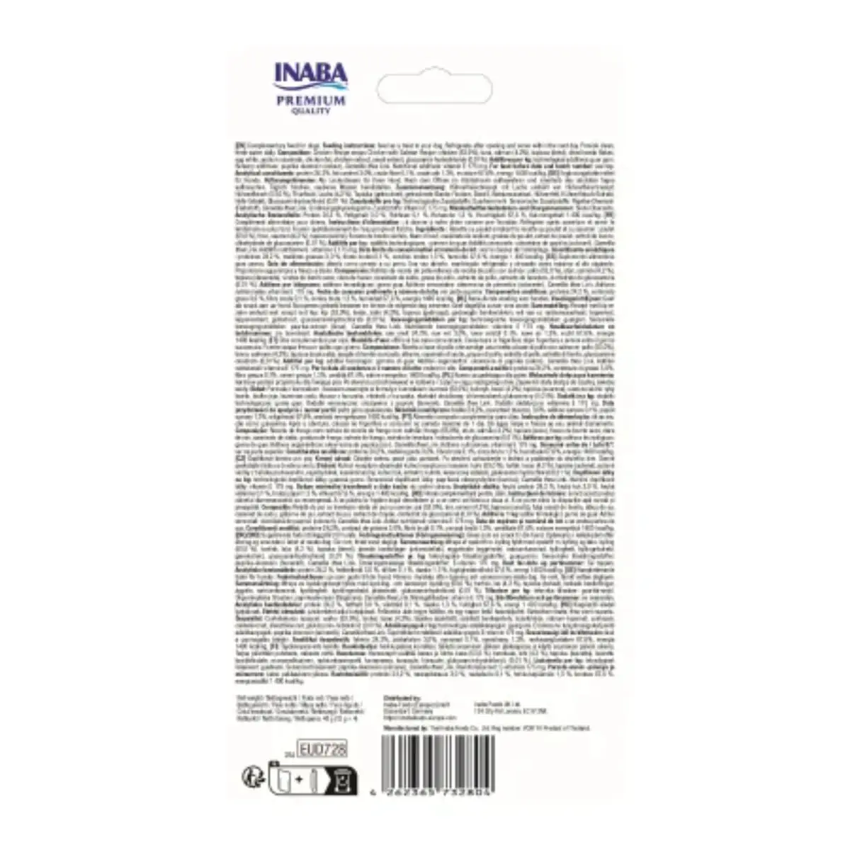INABA Churu Bites Joint Support, XS-XL, Pui si Somon, punguta recompense functionale fara cereale caini, sistem articular, 48g - Image 3