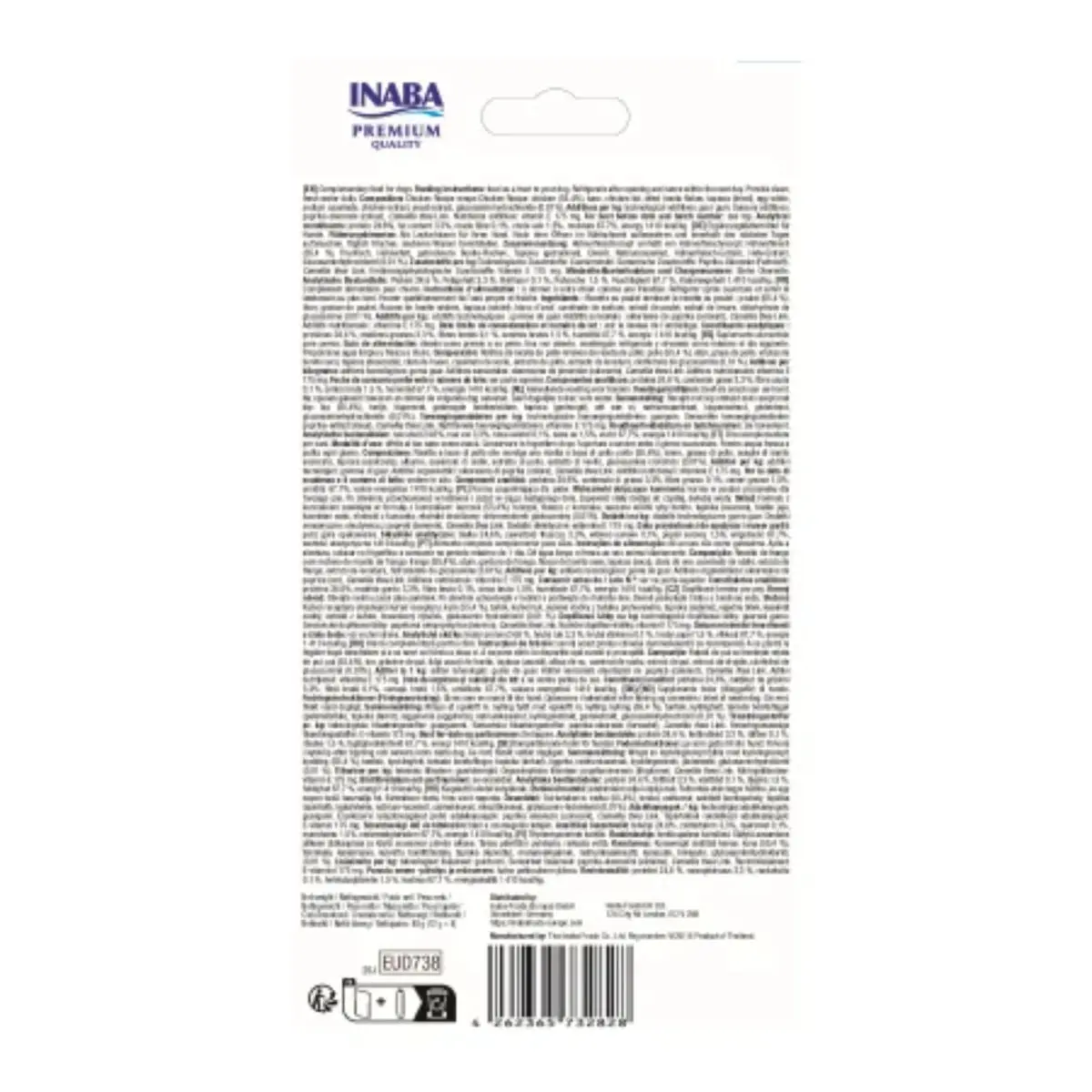 INABA Churu Rolls Joint Support, XS-XL, Pui si Ton, punguta recompense functionale fara cereale caini, sistem articular, 48g - Image 3