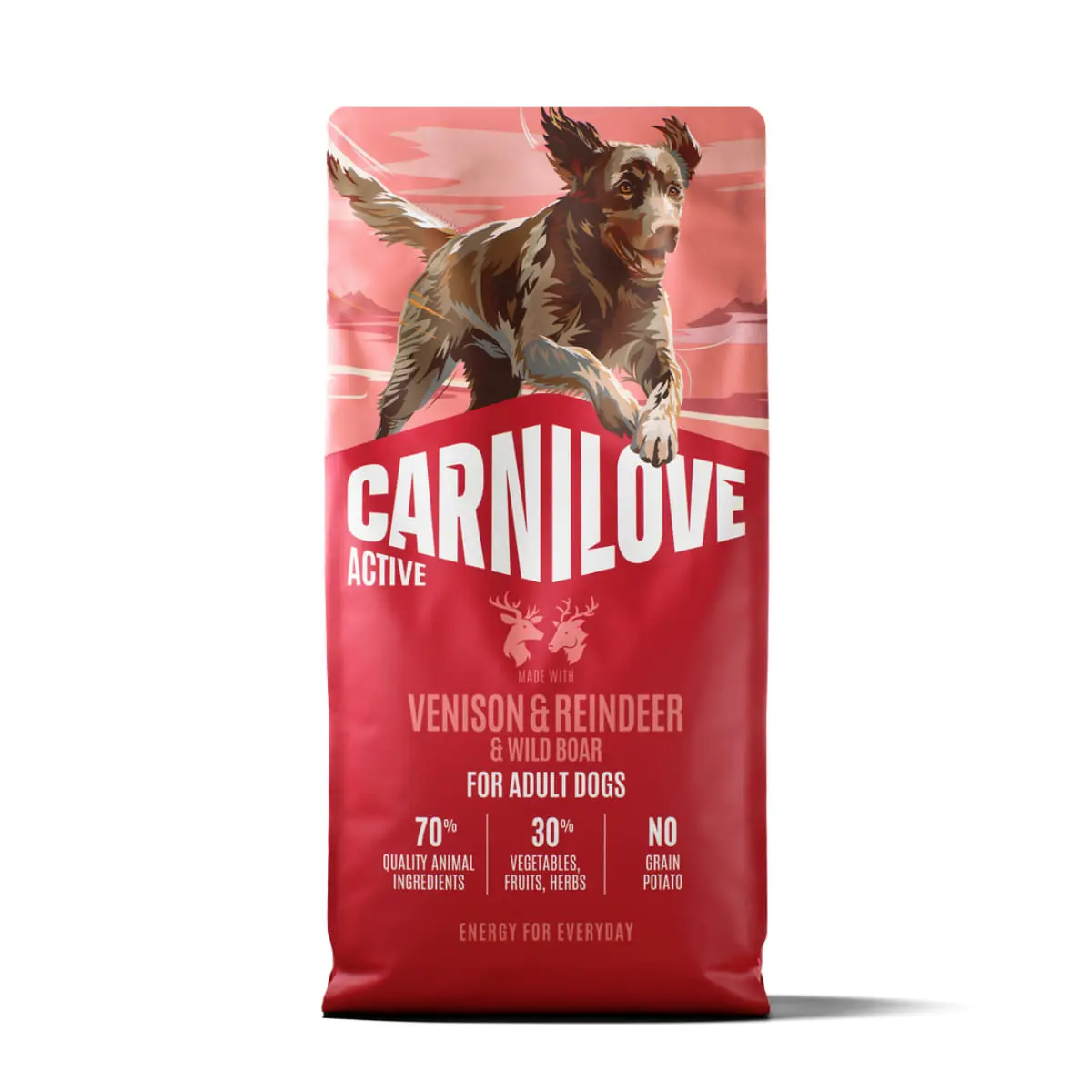 CARNILOVE Active, XS-XL, Vanat si Ren, hrana uscata fara cereale caini, 12kg