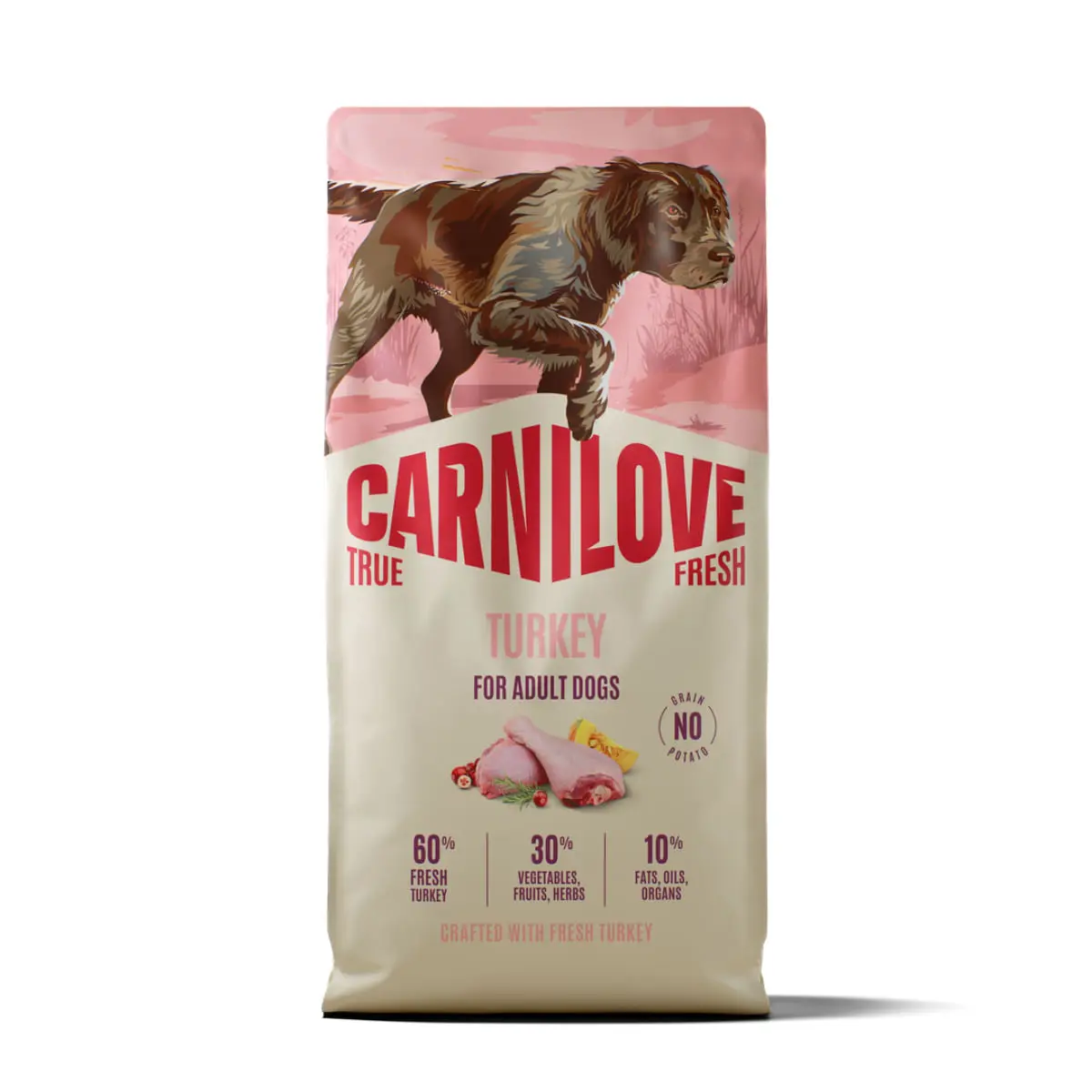 CARNILOVE True Fresh, XS-XL, Curcan, hrana uscata fara cereale caini, 12kg - Image 2