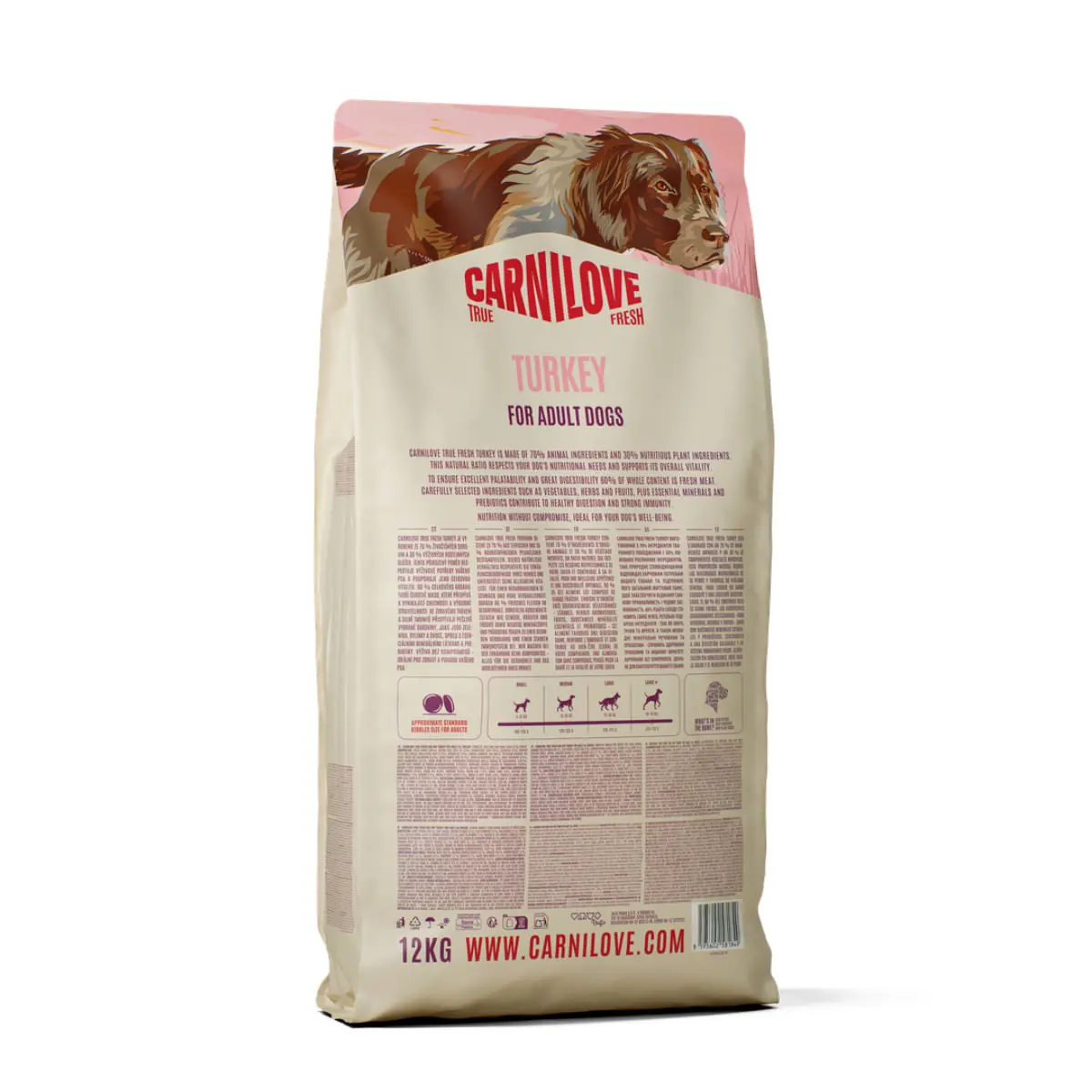 CARNILOVE True Fresh, XS-XL, Curcan, hrana uscata fara cereale caini, 12kg - Image 4