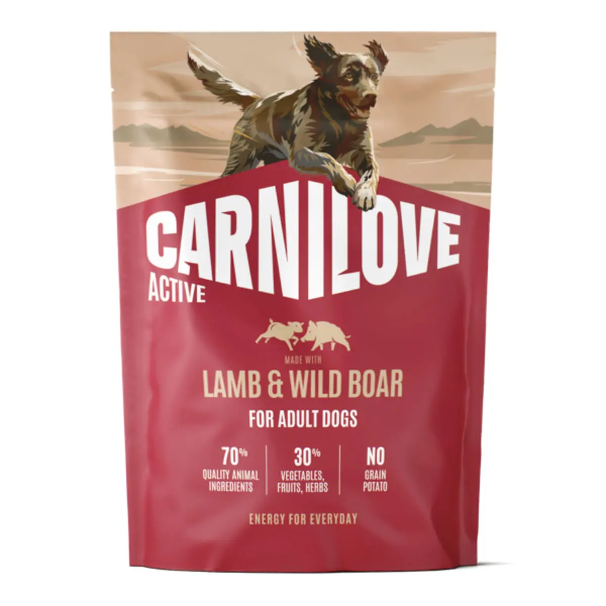 CARNILOVE Active, XS-XL, Miel si Mistret, hrana uscata fara cereale caini, 1.5kg - Image 2
