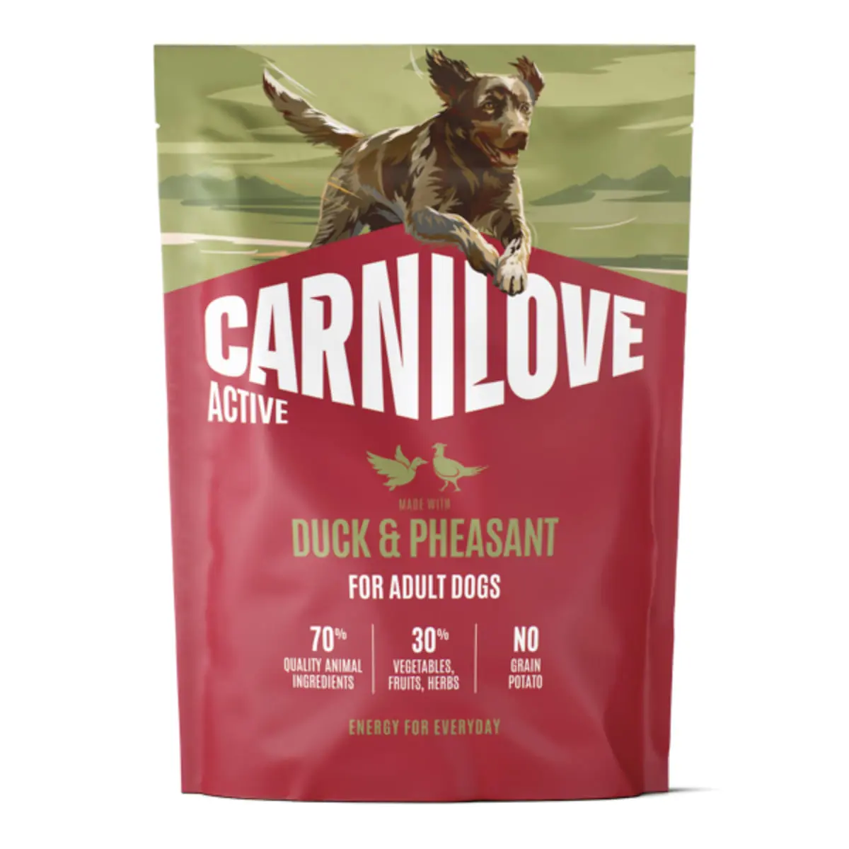 CARNILOVE Active, XS-XL, Rata si Fazan, hrana uscata fara cereale caini, 4kg