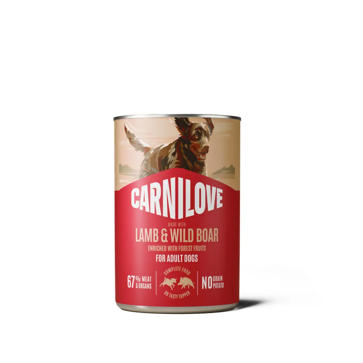 CARNILOVE, XS-XL, Miel si Mistret, conserva hrana umeda fara cereale caini, (pate), 400g
