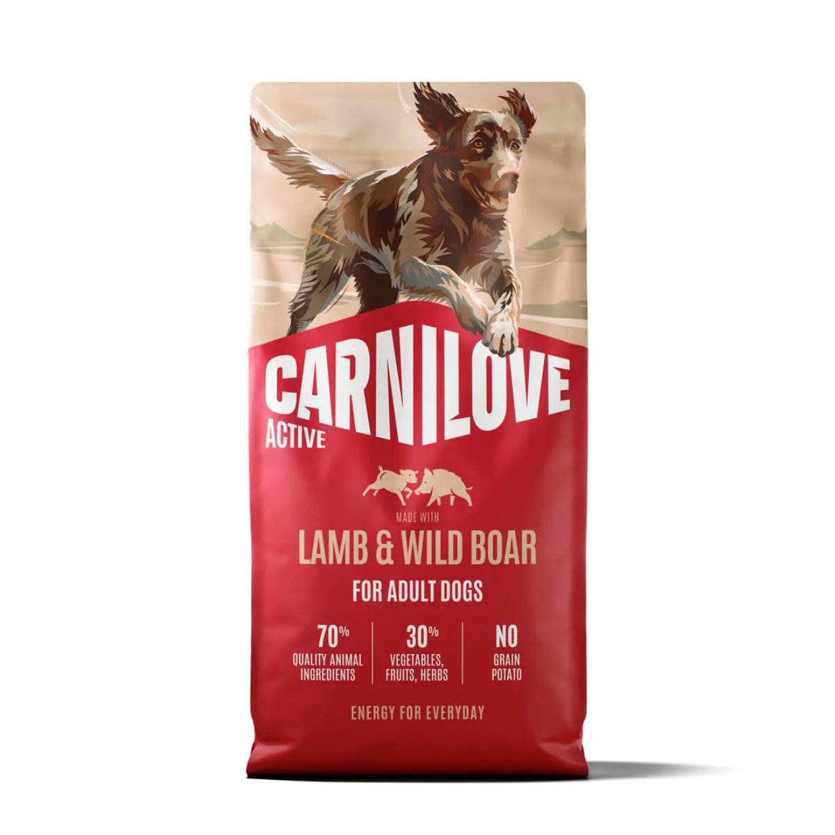CARNILOVE Active, XS-XL, Rata si Fazan, hrana uscata fara cereale caini, 12kg