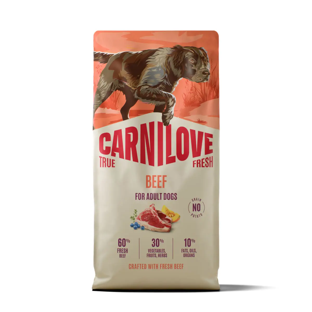 CARNILOVE True Fresh, XS-XL, Vita, hrana uscata fara cereale caini, 12kg