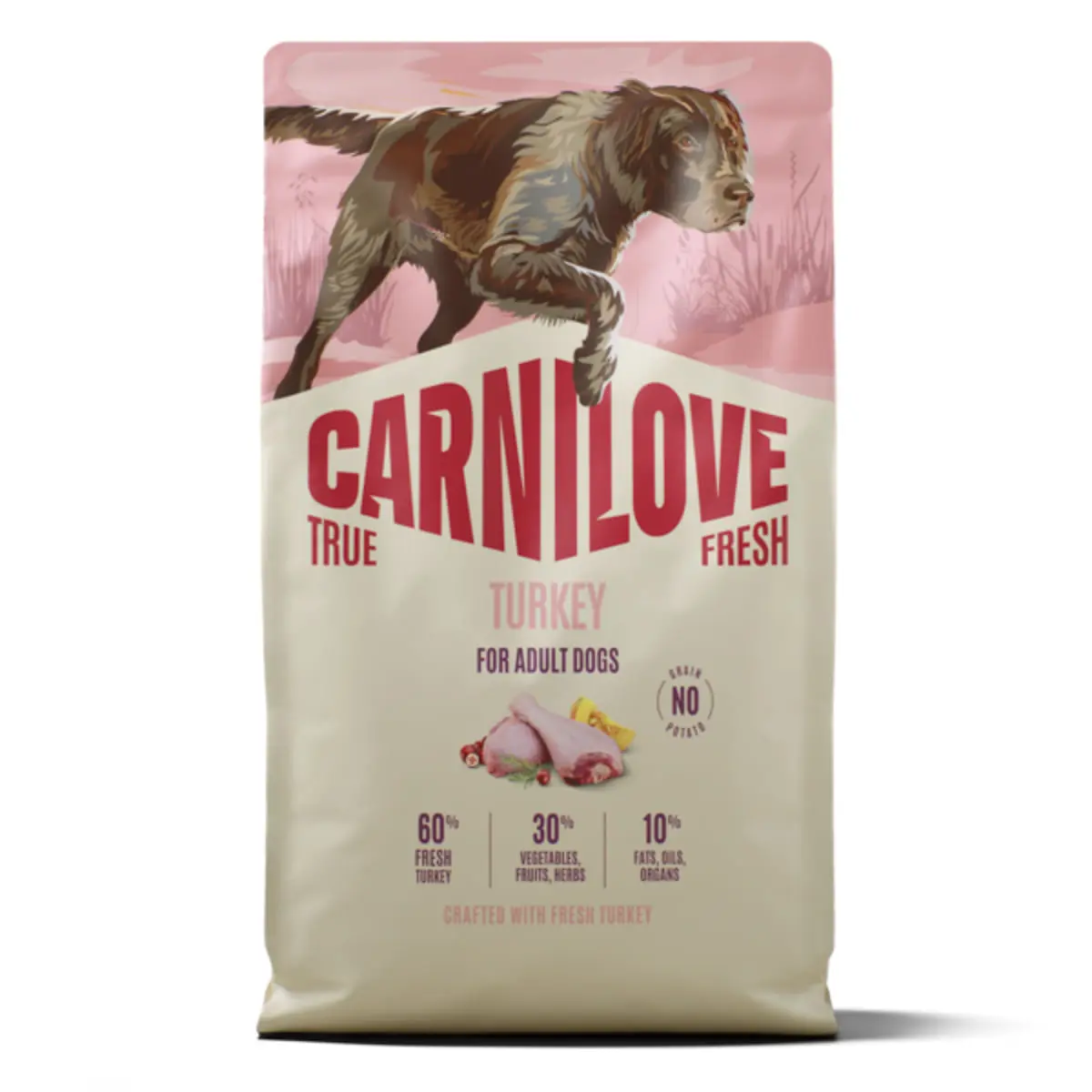 CARNILOVE True Fresh, XS-XL, Curcan, hrana uscata fara cereale caini, 4kg - Image 2