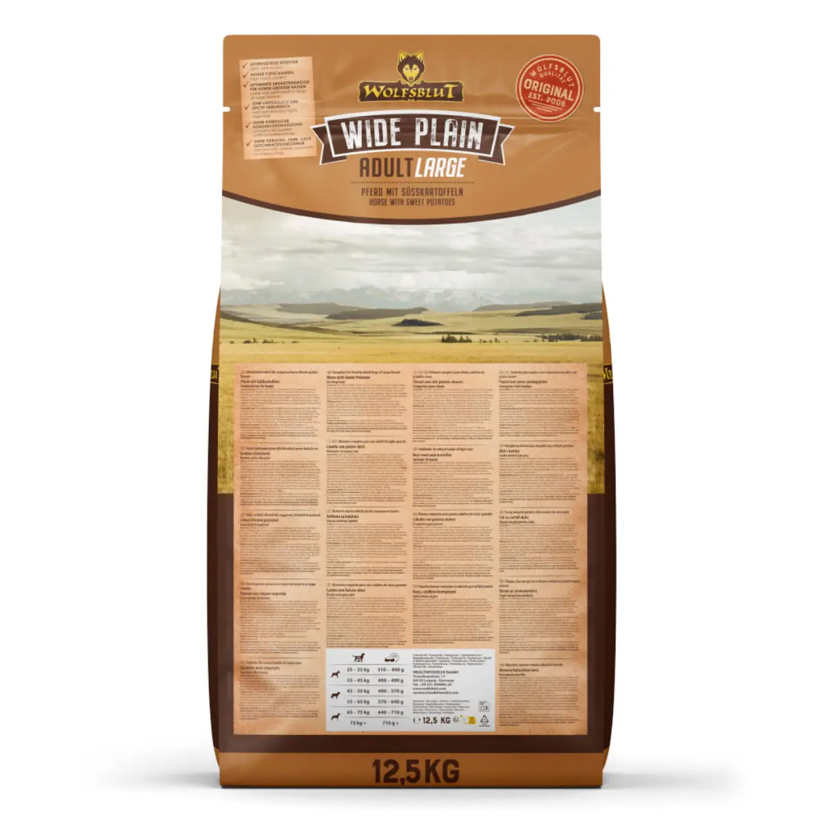 WOLFSBLUT Wide Plain Large Breed L-XL, Cal, hrana uscata fara cereale caini, 12.5kg - Image 4
