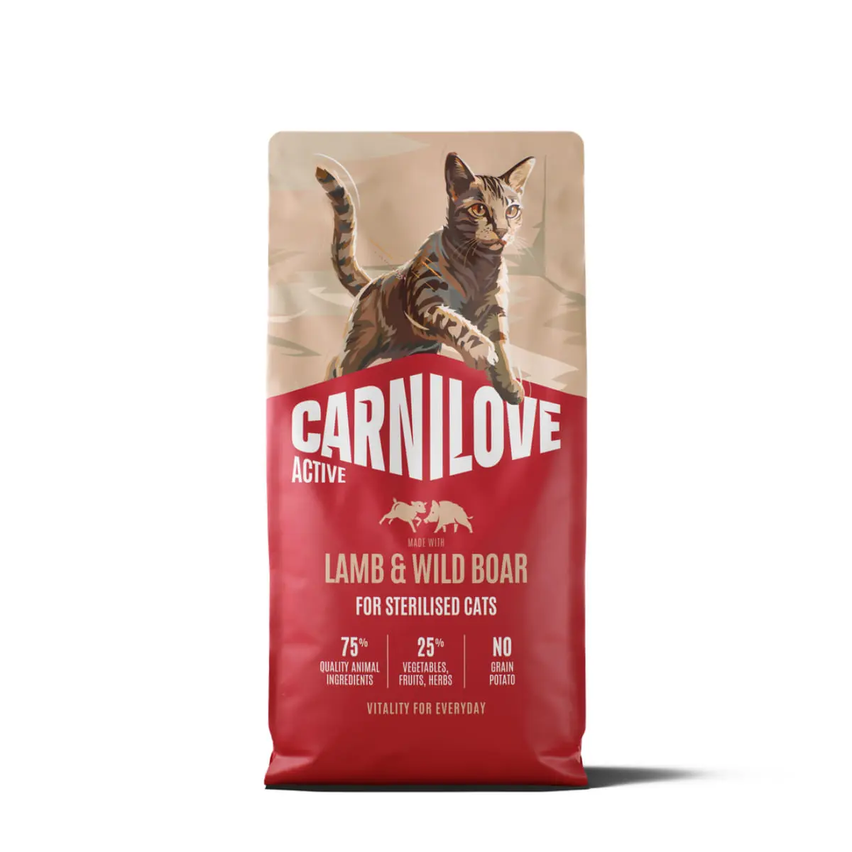 CARNILOVE Active Sterilised, Miel si Mistret, hrana uscata fara cereale pisici sterilizate, 6kg - Image 2