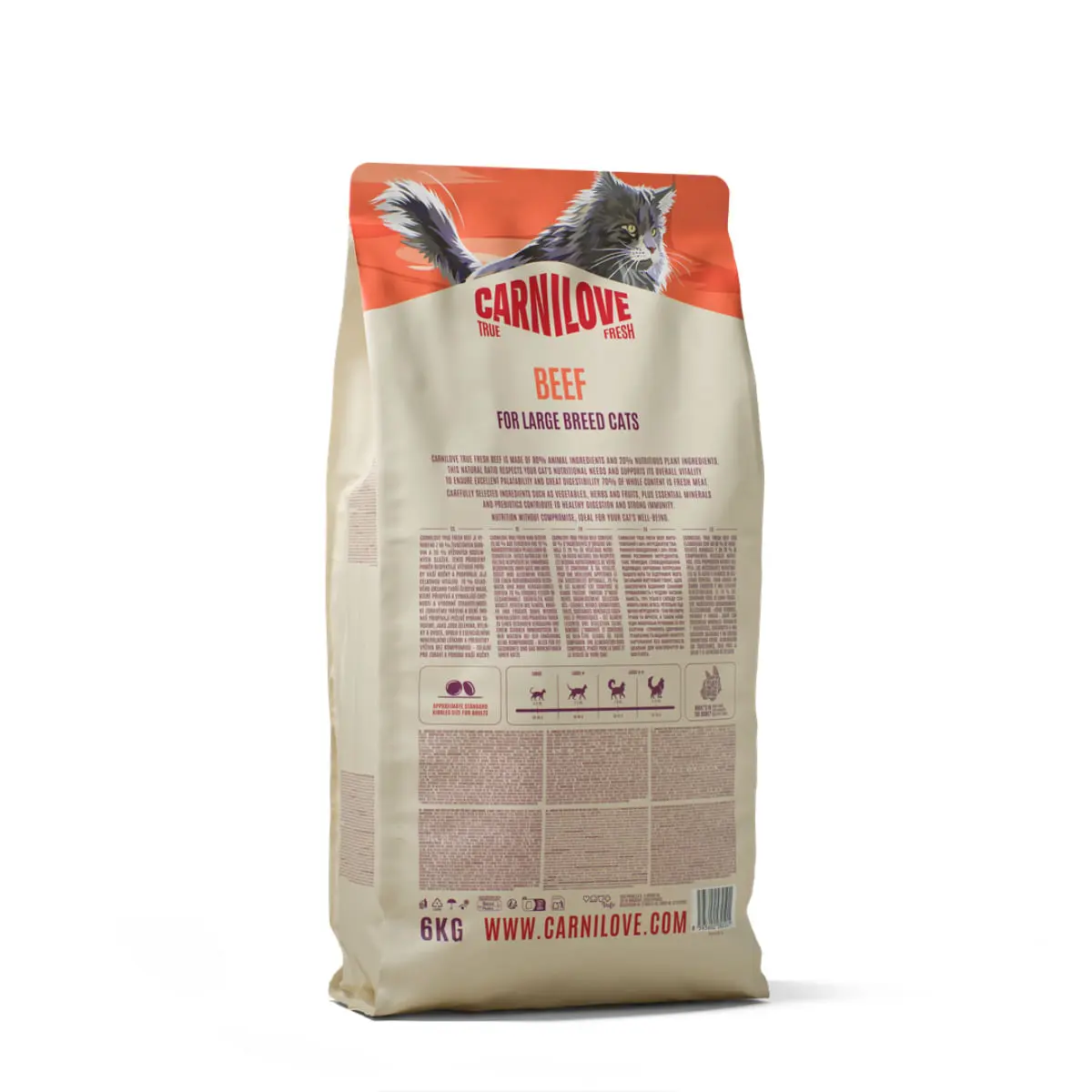 CARNILOVE True Fresh Large Breed, Vita, hrana uscata fara cereale pisici, 400g - Image 4