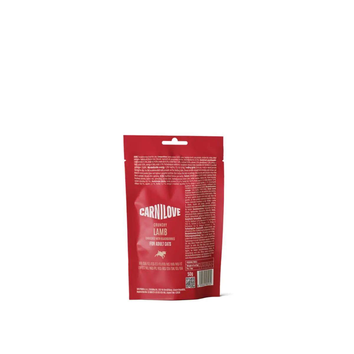 CARNILOVE Crunchy Snack, Miel si Afine, punguta recompense fara cereale pisici, 50g - Image 4