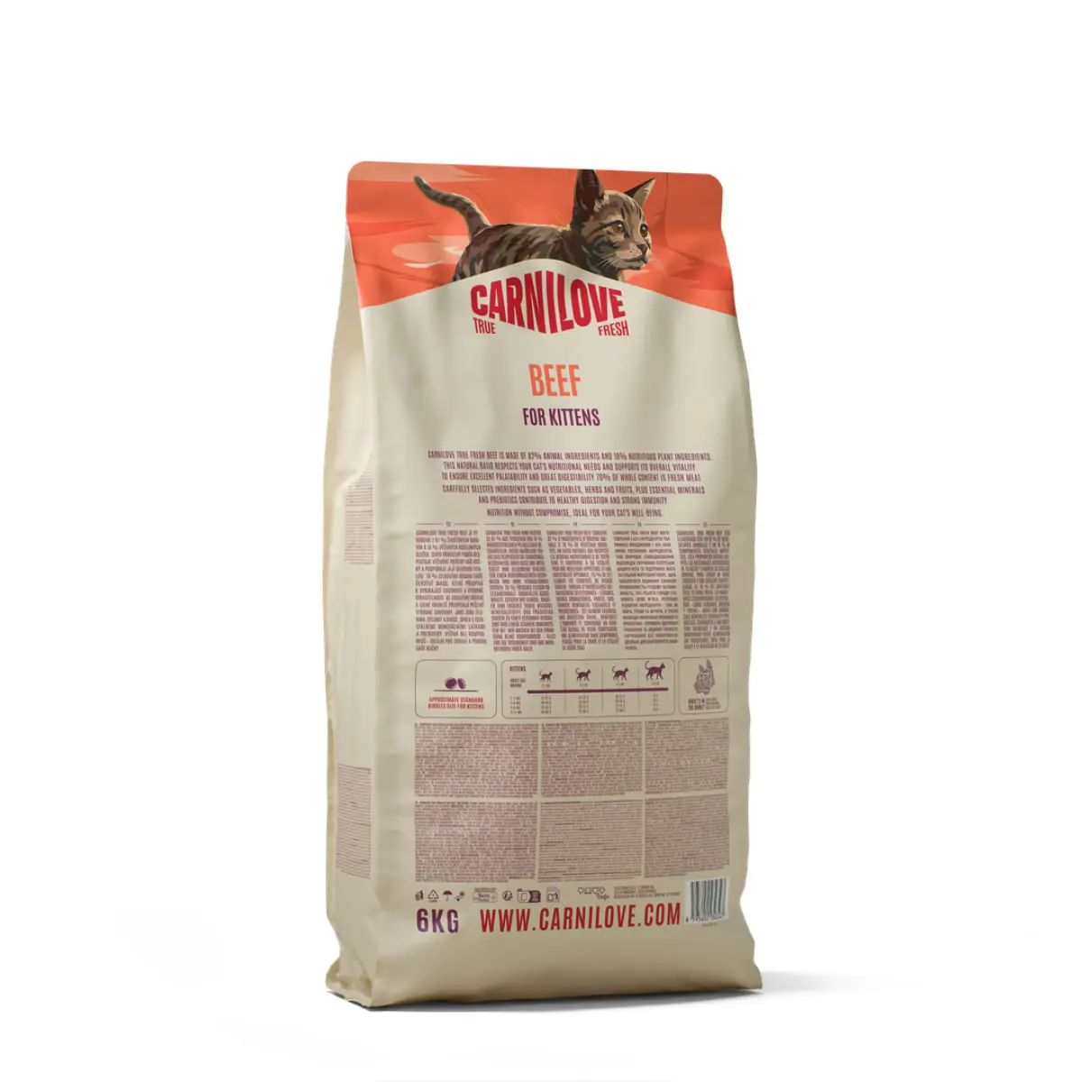 CARNILOVE True Fresh Kittens, Vita, hrana uscata fara cereale pisici junior, 6kg - Image 4