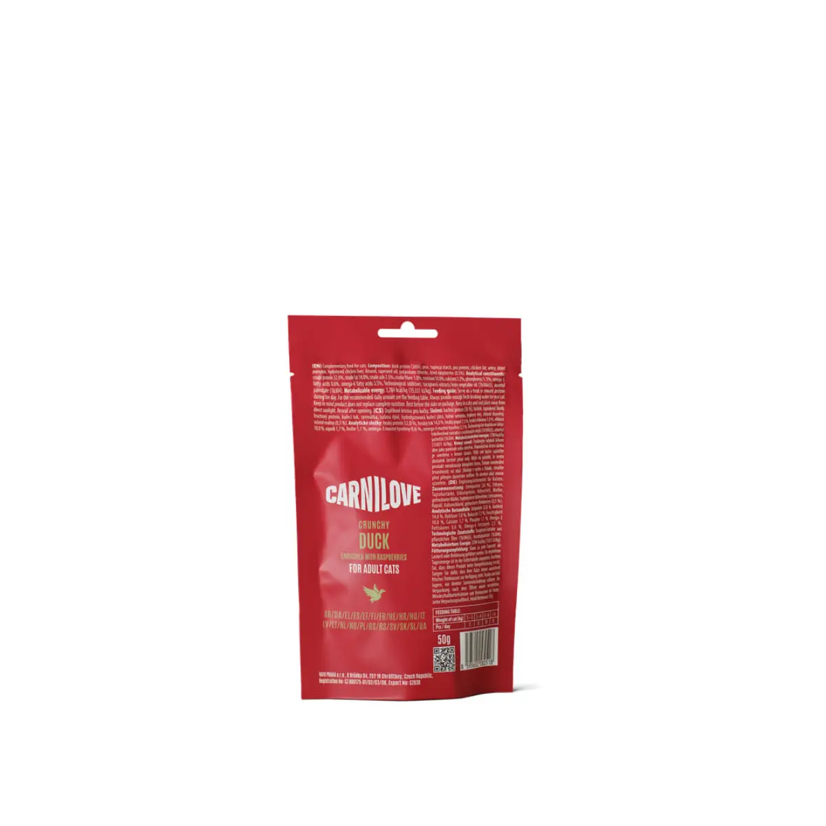 CARNILOVE Crunchy Snack, Rata si Zmeura, punguta recompense fara cereale pisici, 50g - Image 4