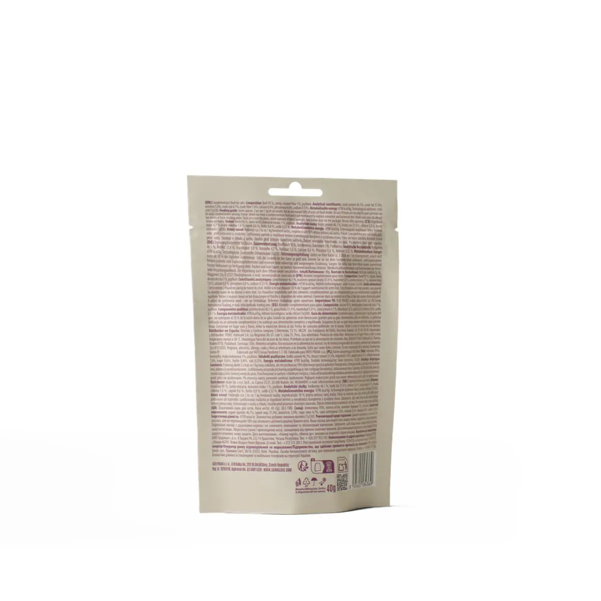 CARNILOVE Freeze Dried, Vita si Catnip, punguta recompense monoproteice fara cereale pisici, deshidratat, 40g - Image 4