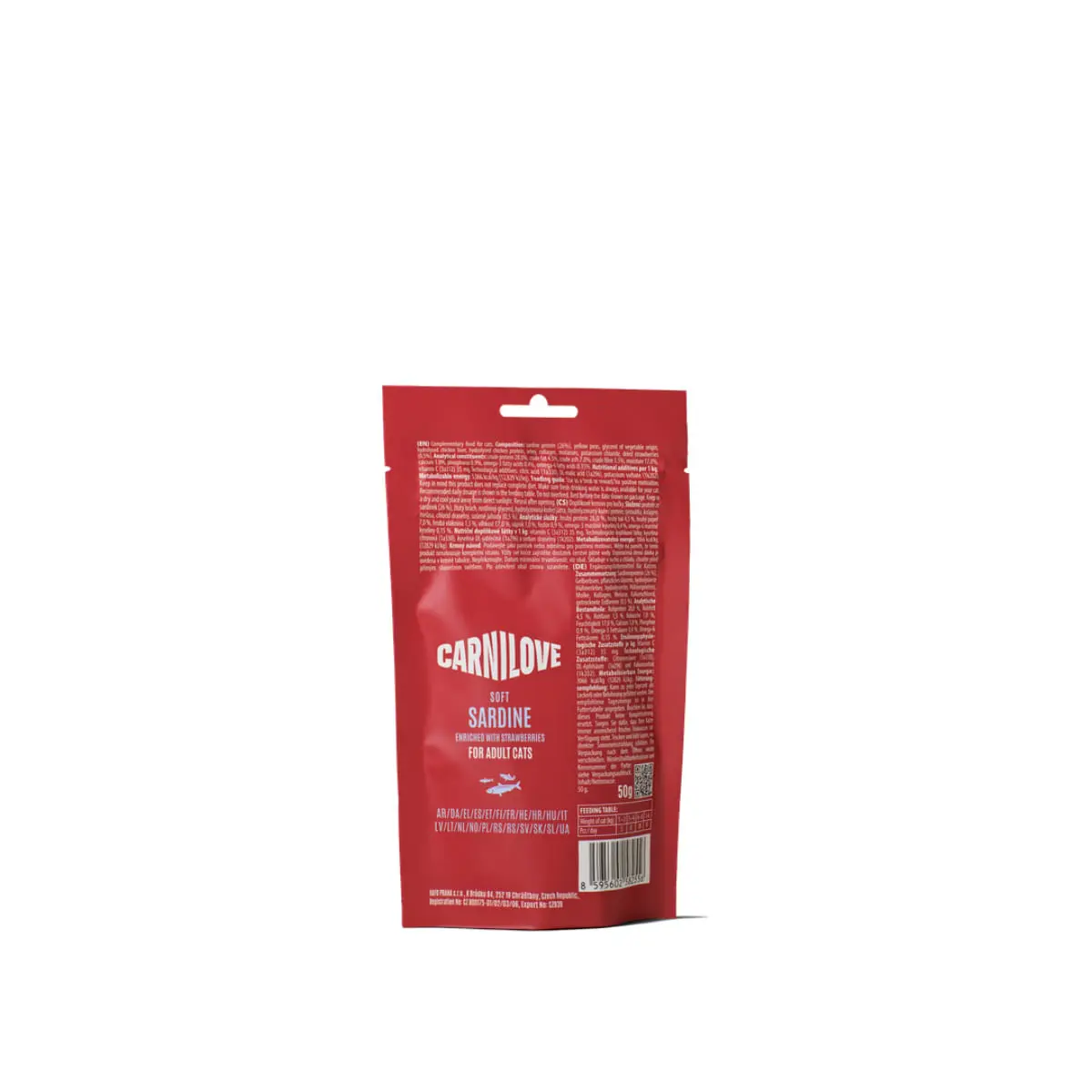 CARNILOVE Soft Snack, Sardine, punguta recompense fara cereale pisici, 50g - Image 6